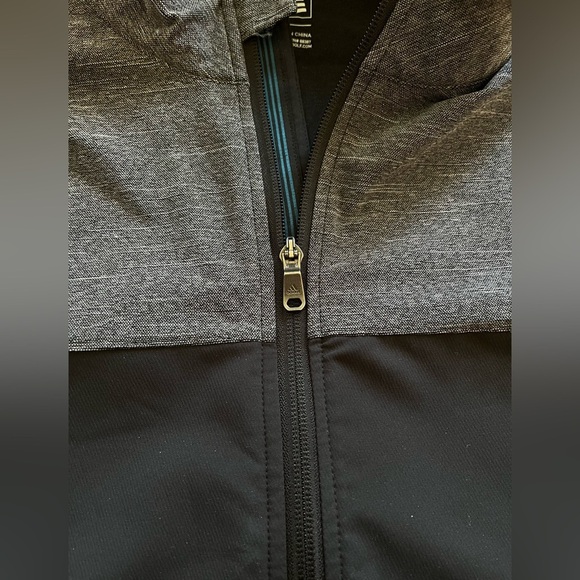 Adidas Golf Men’s Lightweight Full Zip Jacket Black/Gray w/Legends Logo; Size XL - Picture 2 of 10